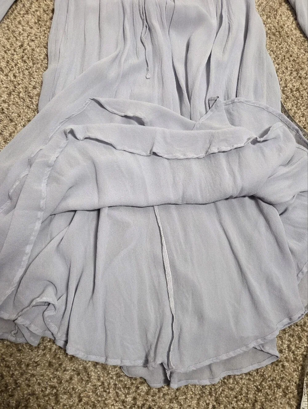 Anthropologie Ghost London Ethereal Corset Baby Doll Dress Bell Sleeves Small - Picture 8 of 10